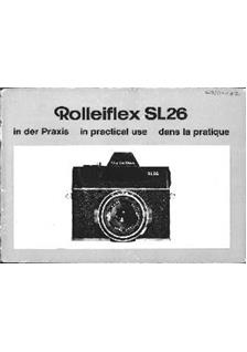 Rollei SL 26 manual. Camera Instructions.